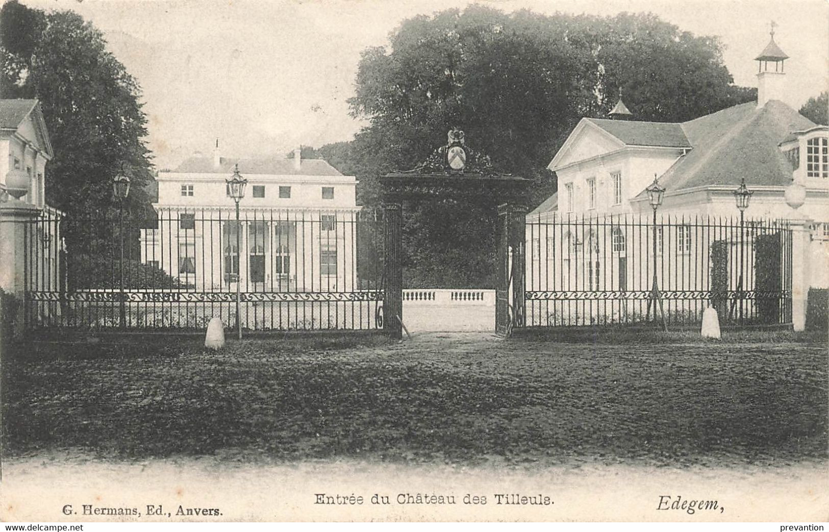 Entrée Du Château Des Tilleuls - EDEGEM - Carte Circulé En 1907 - Boechout