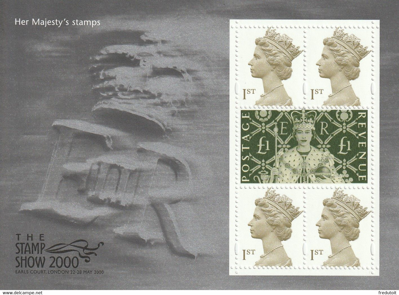 GRANDE BRETAGNE - BLOC N°10 ** (2000) Stamp Show 2000 - Blokken & Velletjes