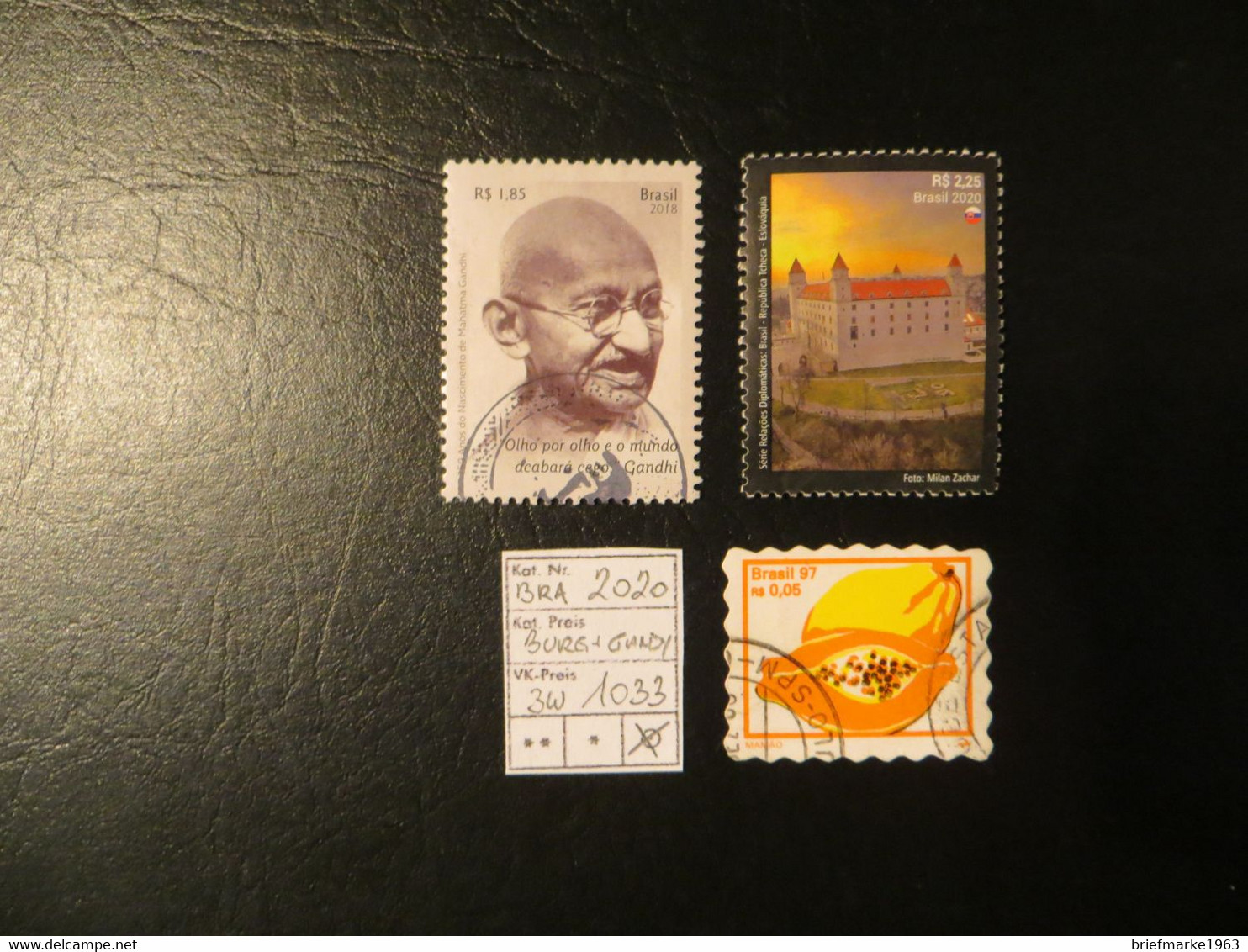 2020  " Burg + Ghandy "  Gut Gestempelt   LOT 1033 - Used Stamps