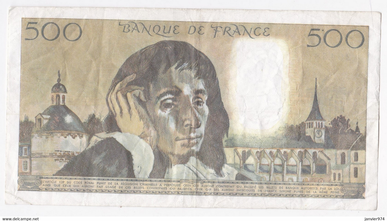 500 Francs Pascal 6 – 2 – 1986, Alph. Y 241 N° 29458, TTB/SUP - 500 F 1968-1993 ''Pascal''