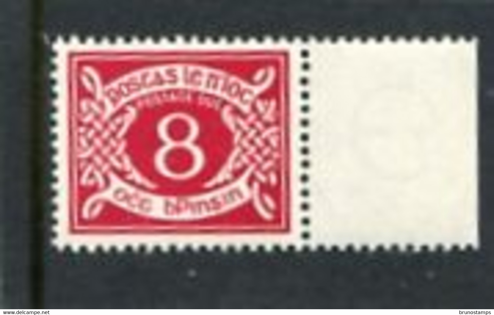 IRELAND/EIRE - 1971  POSTAGE DUE  8p  RED  WMK E   MINT NH  SG D21 - Timbres-taxe