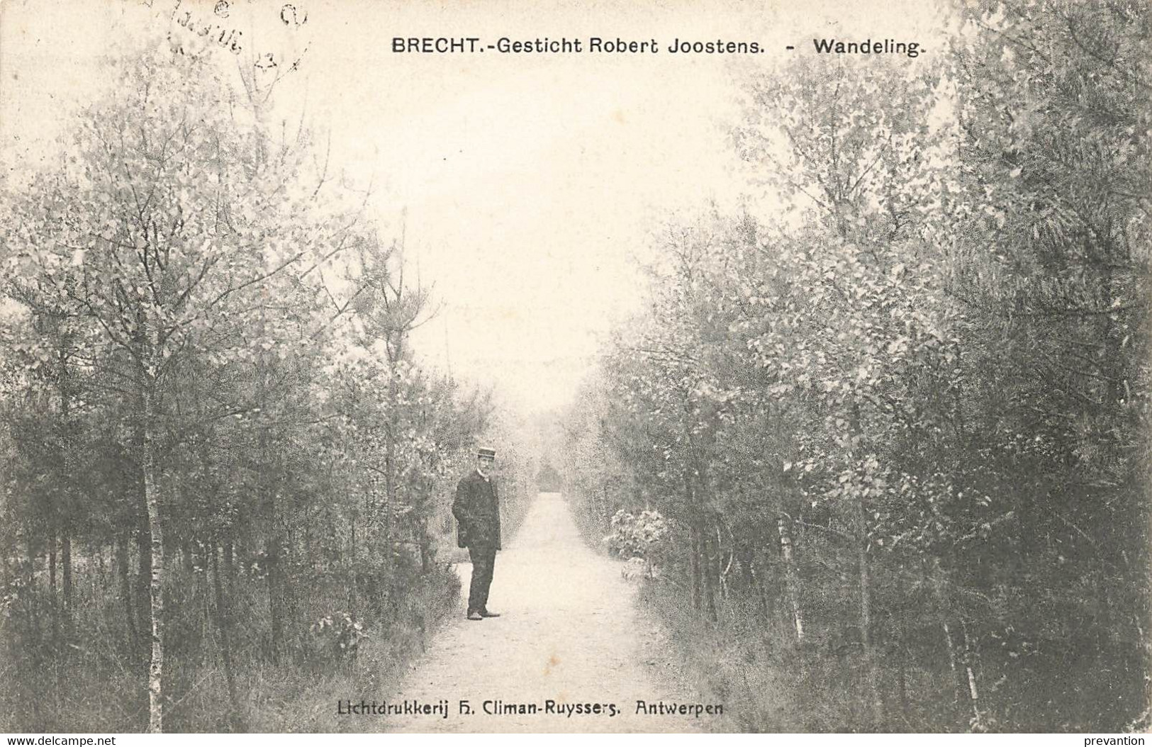 BRECHT-Gesticht Robert Joostens - Wandeling - Carte Circulé En 1911 - Brecht