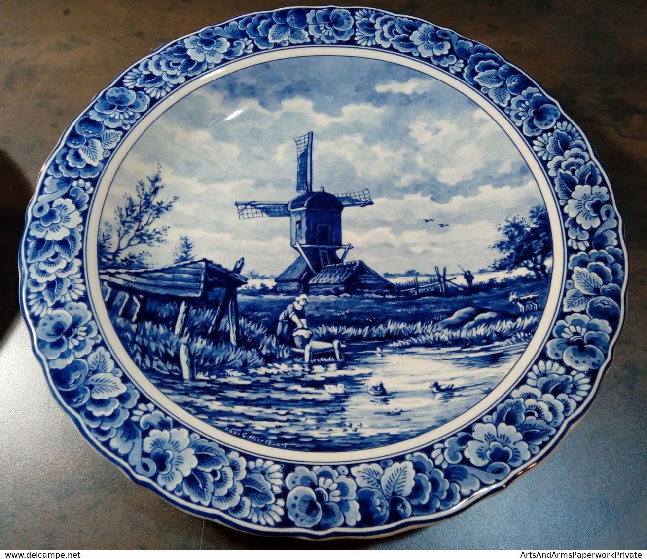 Édition Limitée : Assiette Bleue Originale Delft Et Assiette Similaire Bleue Delft/ Limited Edition: Original Delft - Delft (NLD)