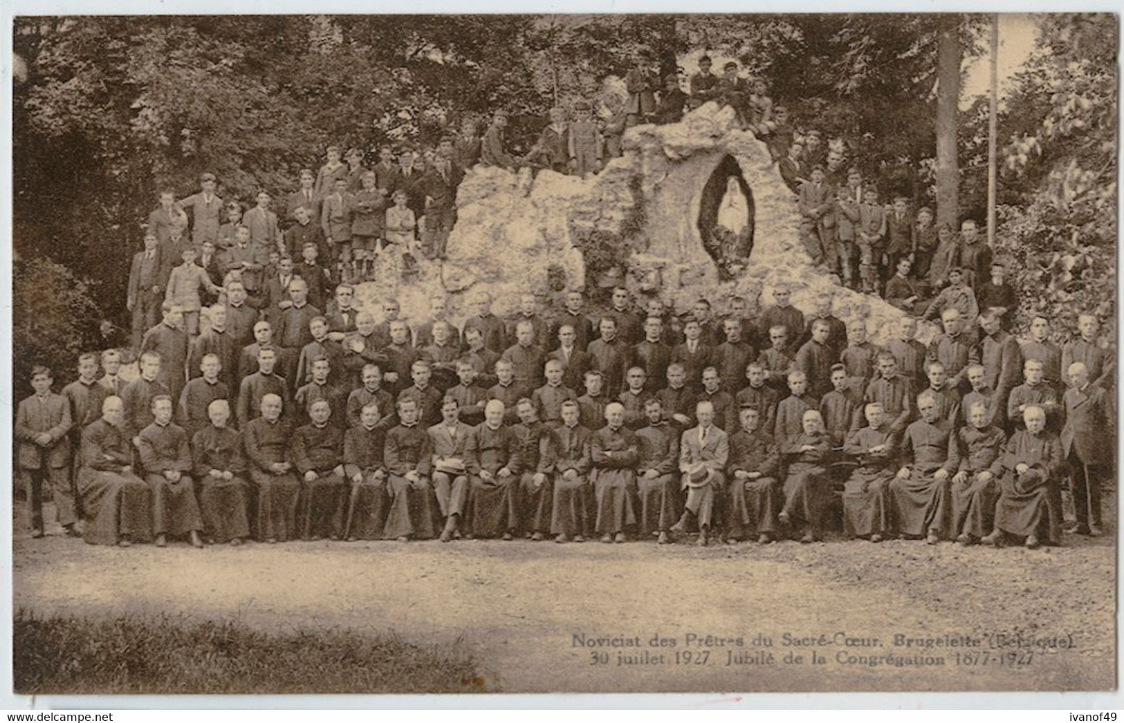 *BELGIQUE - BRUGELETTE - Noviciat Des Prêtres Du Sacré-Coeur 30 Juillet 1927 Jubilé De La Congrégation - Brugelette