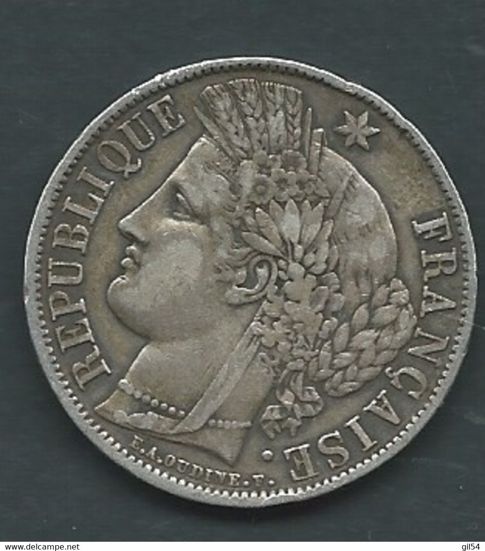 FRANCE Cérès // 5 Francs 1851 A  - ARGENT SILVER   Pic 6402 - 5 Francs