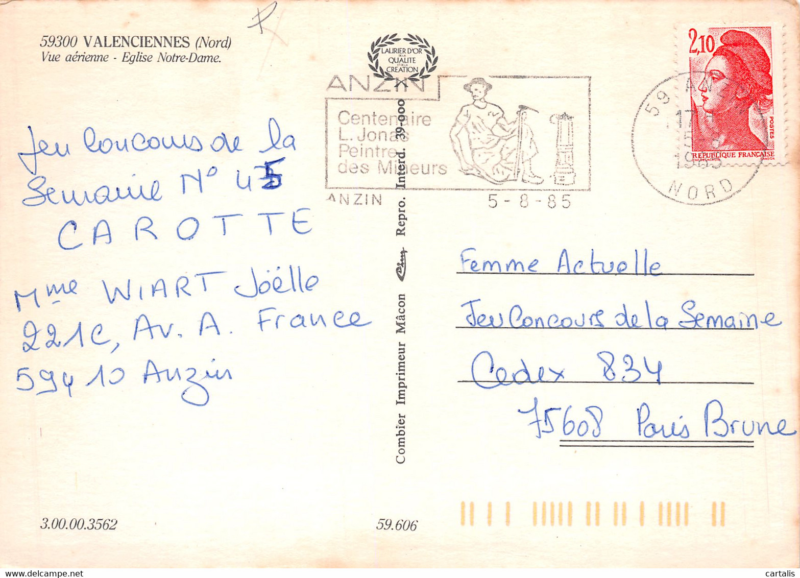 59-VALENCIENNES-N°T2773-D/0093 - Valenciennes