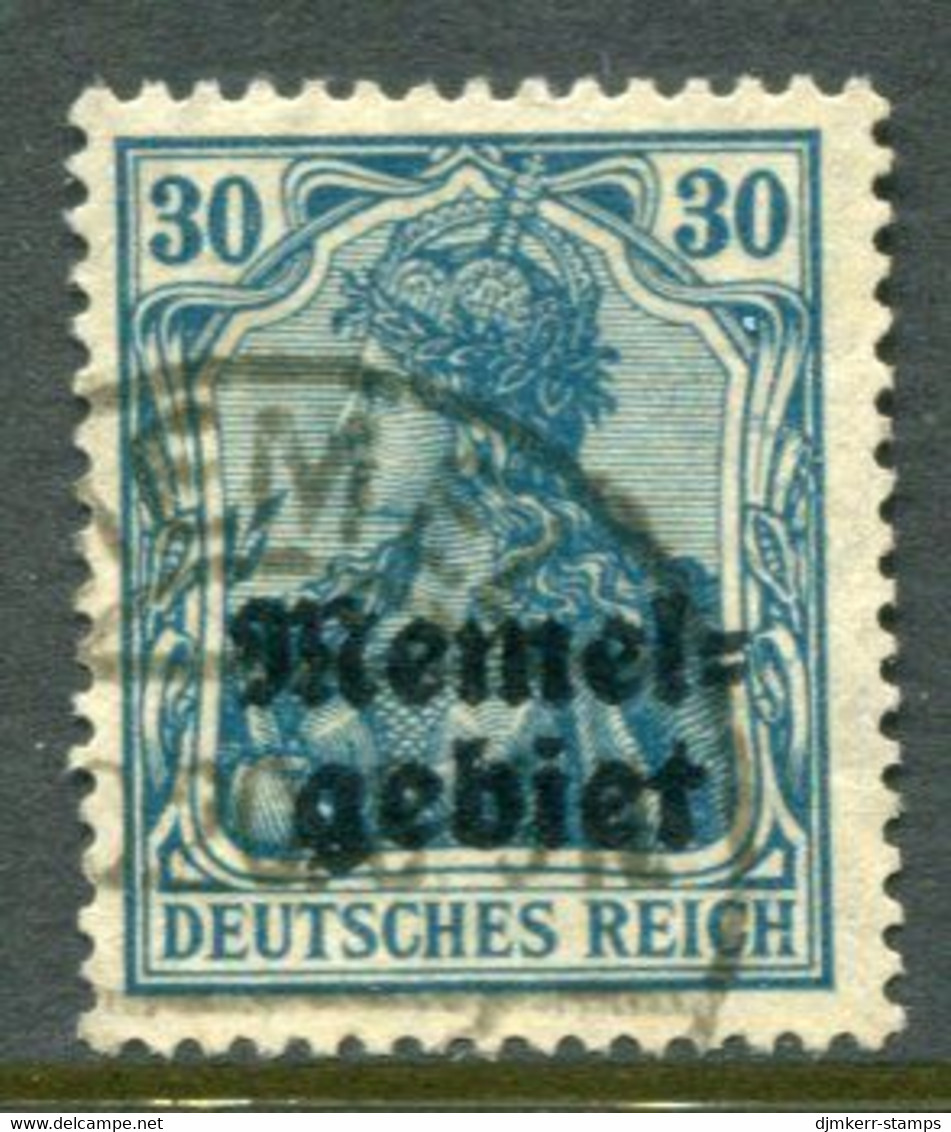 MEMEL 1920  Overprint On Germany 30 Pf, Used.  Michel 15 - Memelgebiet 1923