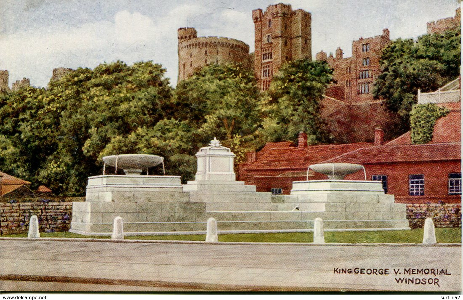 WINDSOR - SALMON  4182 - KING GEORGE V MEMORIAL, WINDSOR By ? - Windsor