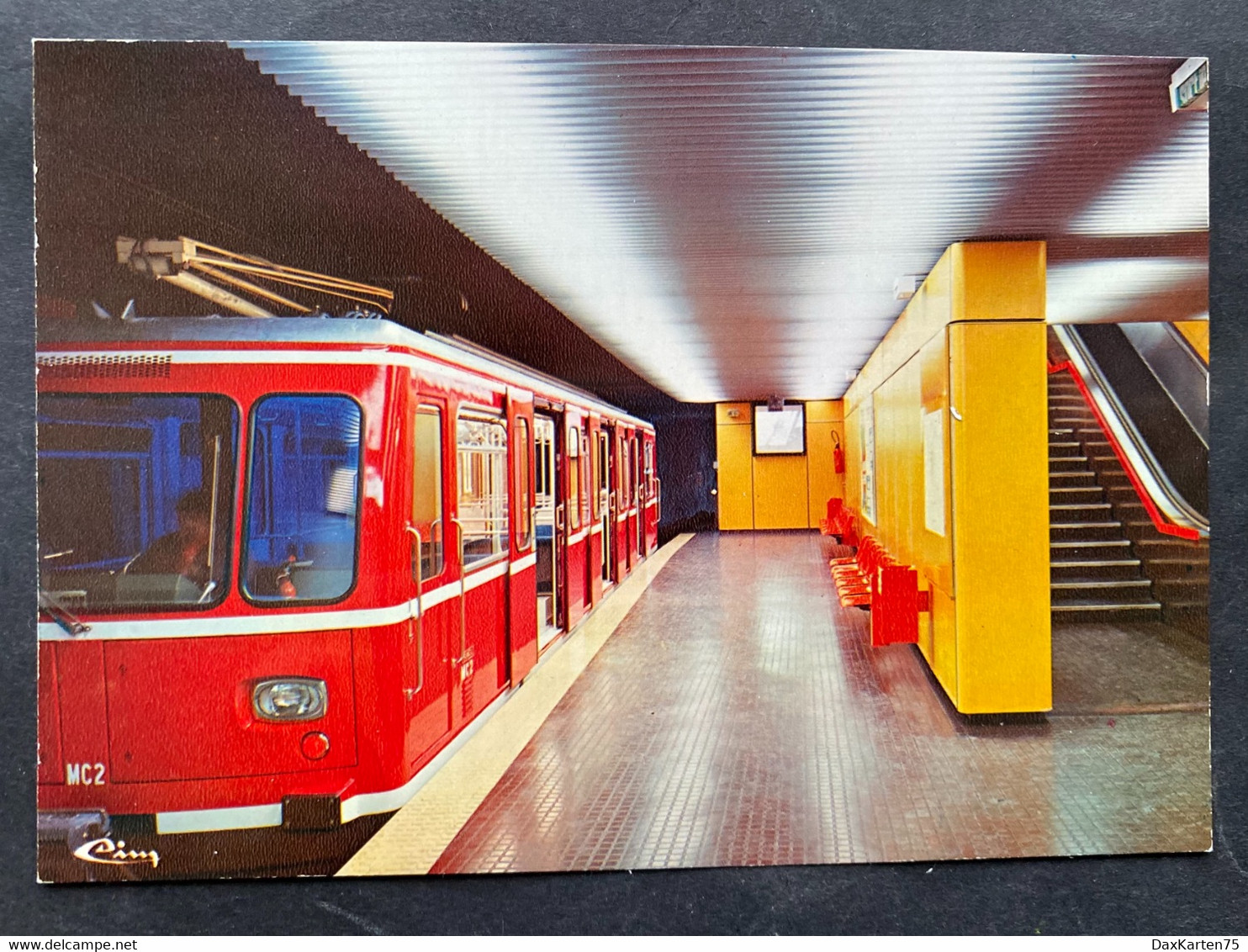 Lyon Metro A Crémalliére Croix Paquet - Métro