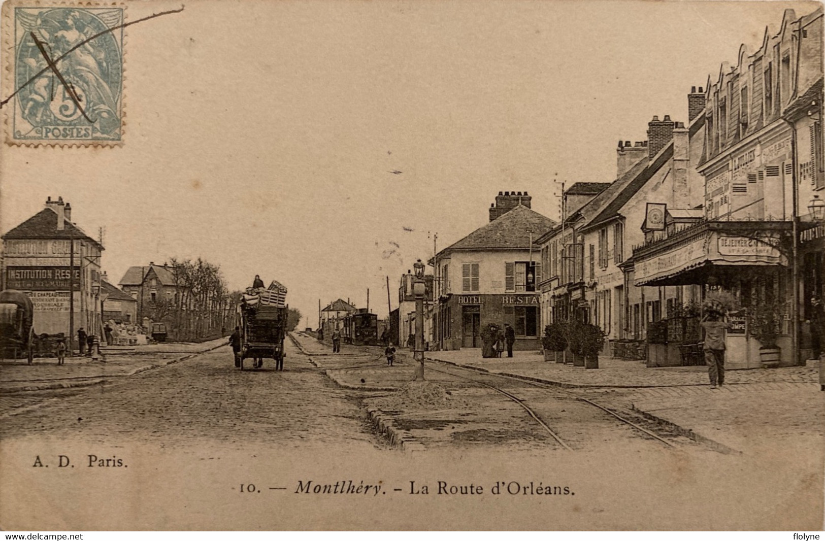 Montlhéry - La Route D’orléans - Café Restaurant - Hôtel - Montlhery