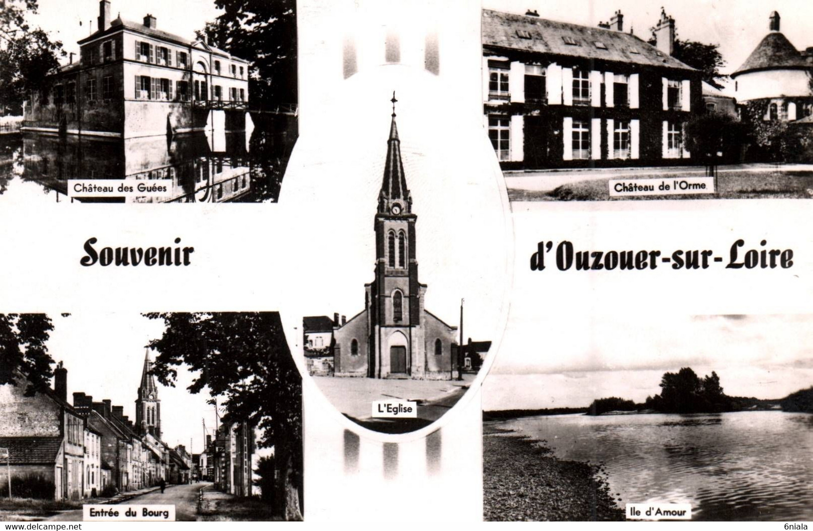 8895 OUZOUER SUR LOIRE  Multi Vues   ( Scan Recto-verso) 45 Loiret - Ouzouer Sur Loire