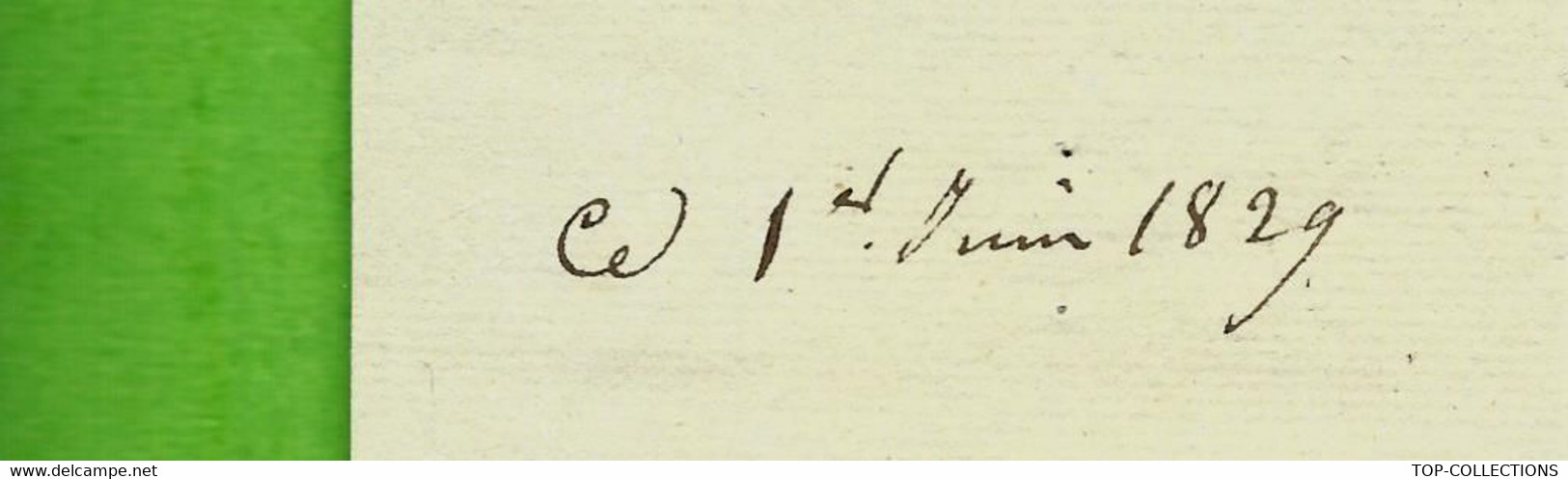 1829 RARE LETTRE  Avocat Renoult à Rambouilet => Famille Pourtalès En Son Château De Bandeville Saint Cyr Sous  DouRda - Otros & Sin Clasificación