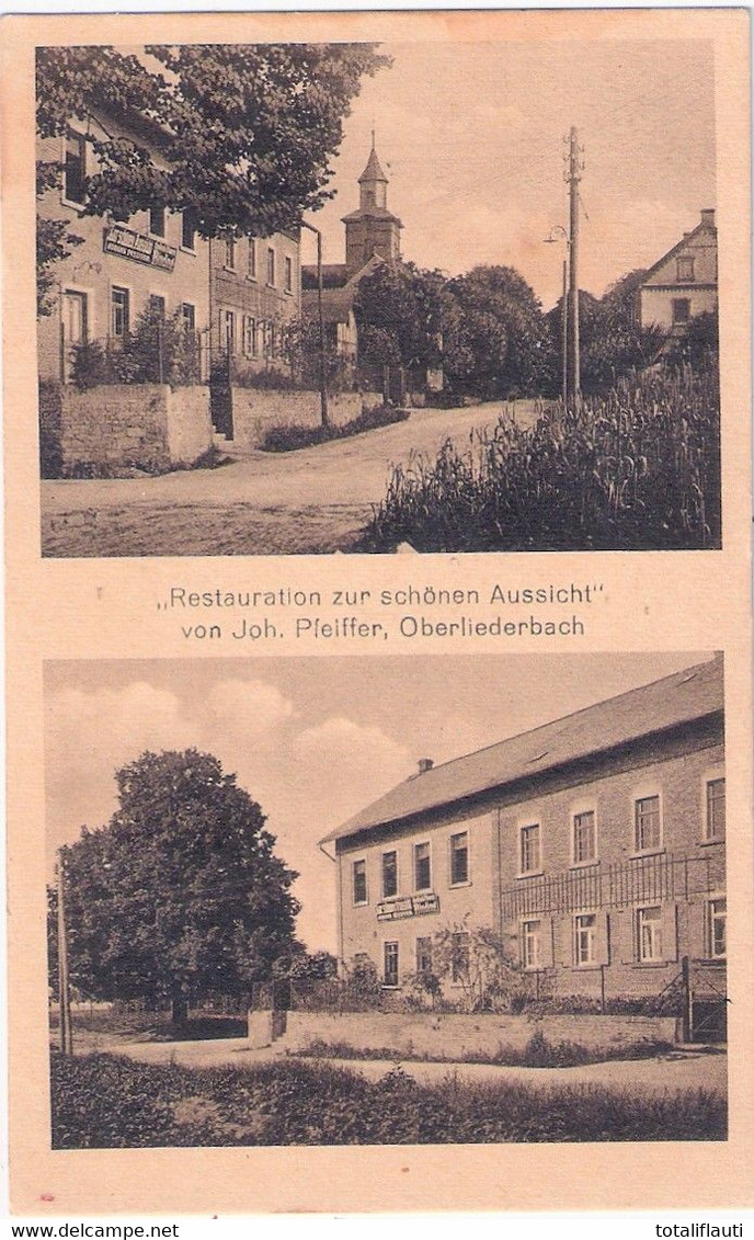 OBER LIEDERBACH Am Taunus Hessen Restauration Zur Schönen Aussicht Ungelaufen - Kelkheim