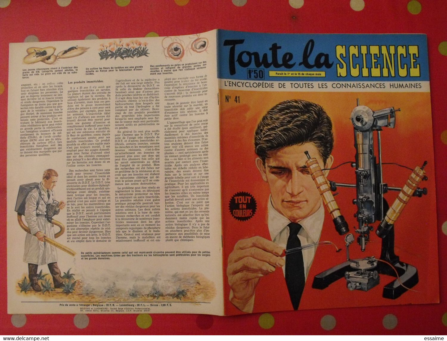 41 Numéros De "Toute La Science". 1963-65. Encyclopédie De Toutes Les Connaissances Humaines. Dessinée - Science