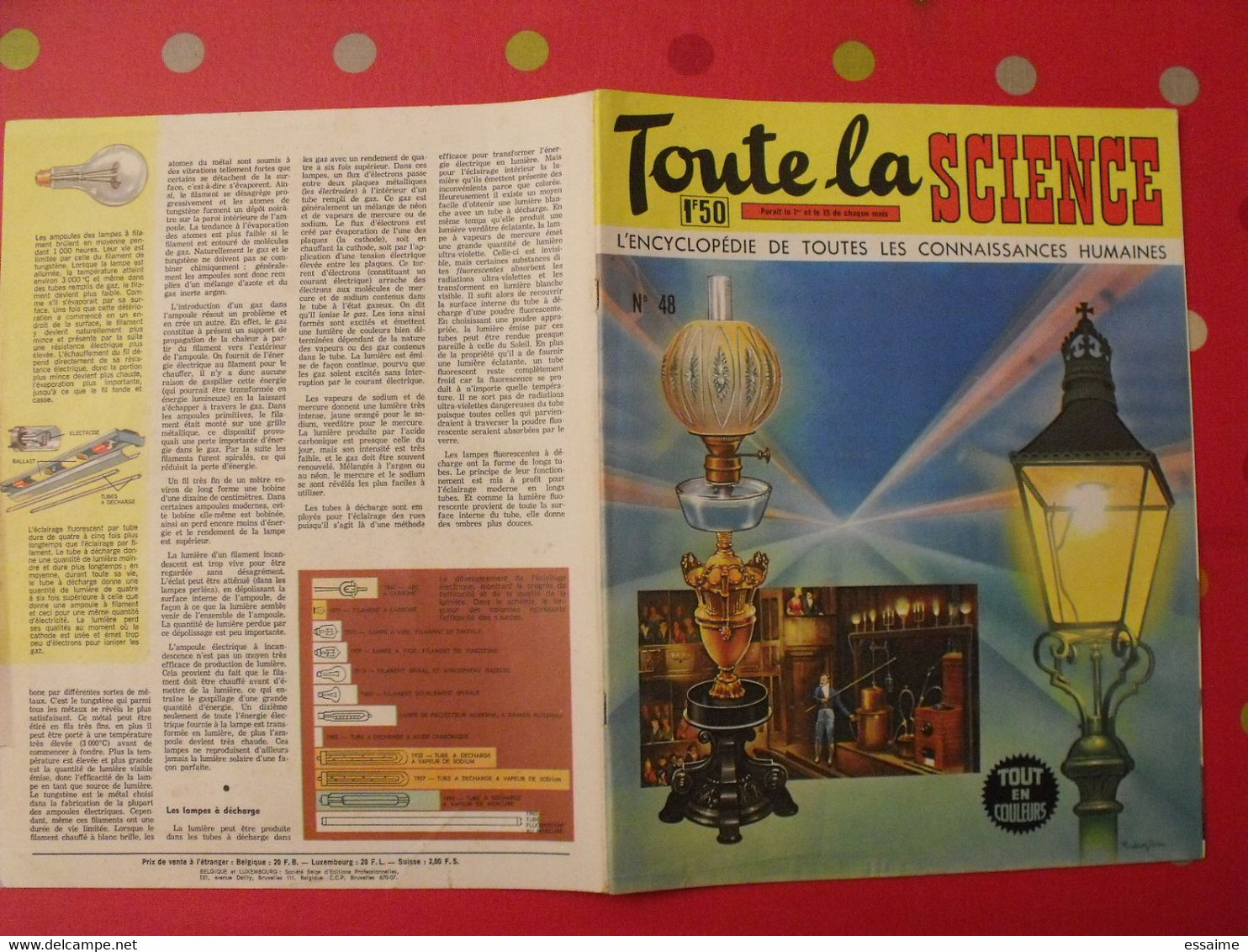 41 Numéros De "Toute La Science". 1963-65. Encyclopédie De Toutes Les Connaissances Humaines. Dessinée - Ciencia