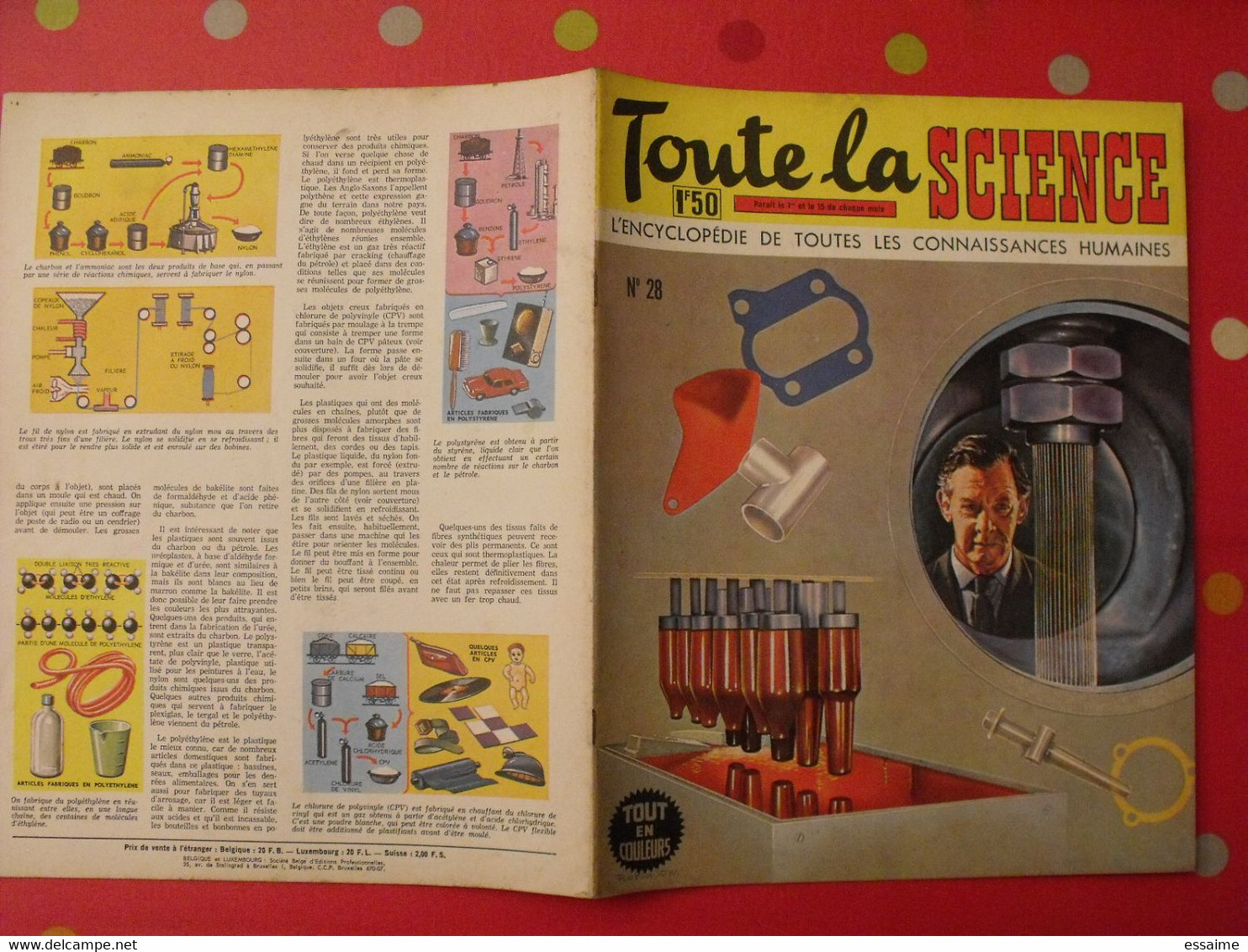 41 numéros de "Toute la science". 1963-65. encyclopédie de toutes les connaissances humaines. dessinée