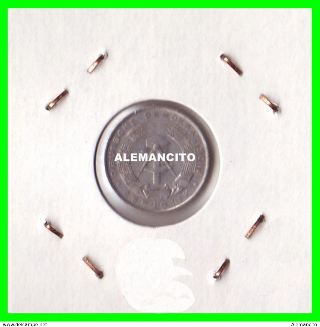 ( GERMANY ) REPUBLICA DEMOCRATICA AÑO 1963 DE ALEMANIA ( DDR ) MONEDAS DE 1 PFENNING  CECA-A MONEDA DE  ALUMINIO S/C - 1 Pfennig