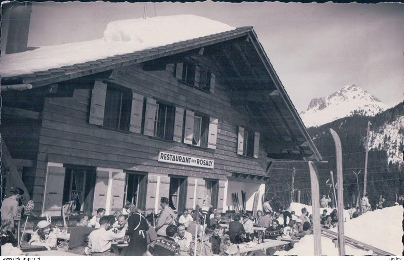 Les Paccots Sur Châtel St Denis FR, Restaurant Des Rosaly (2771) - Châtel-Saint-Denis