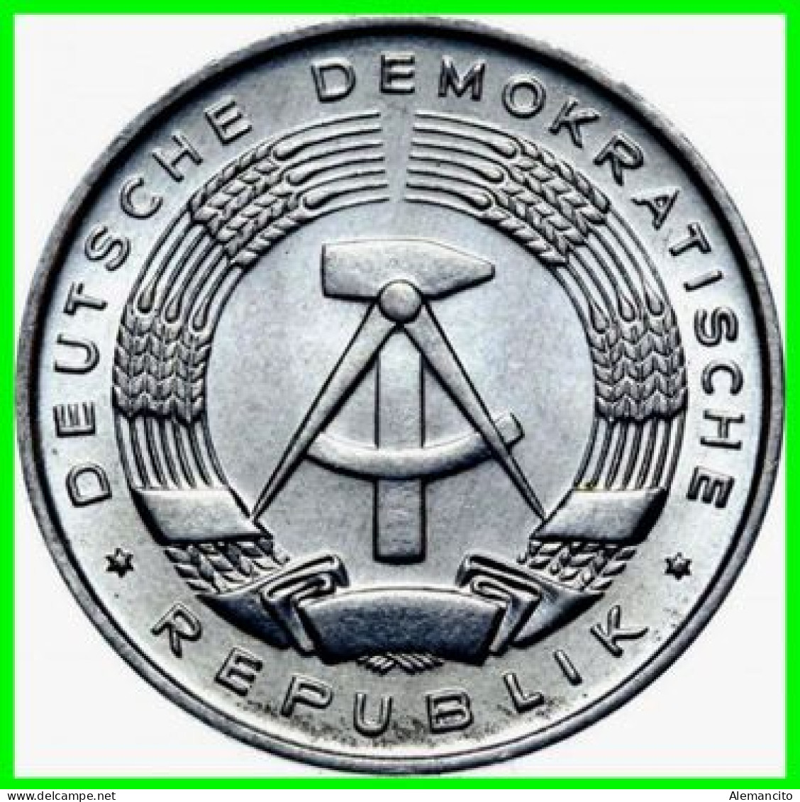 ( GERMANY ) REPUBLICA DEMOCRATICA DE ALEMANIA AÑO 1960 ( DDR ) MONEDAS DE 1 PFENNING  CECA-A  MONEDA DE  ALUMINIO - 1 Pfennig
