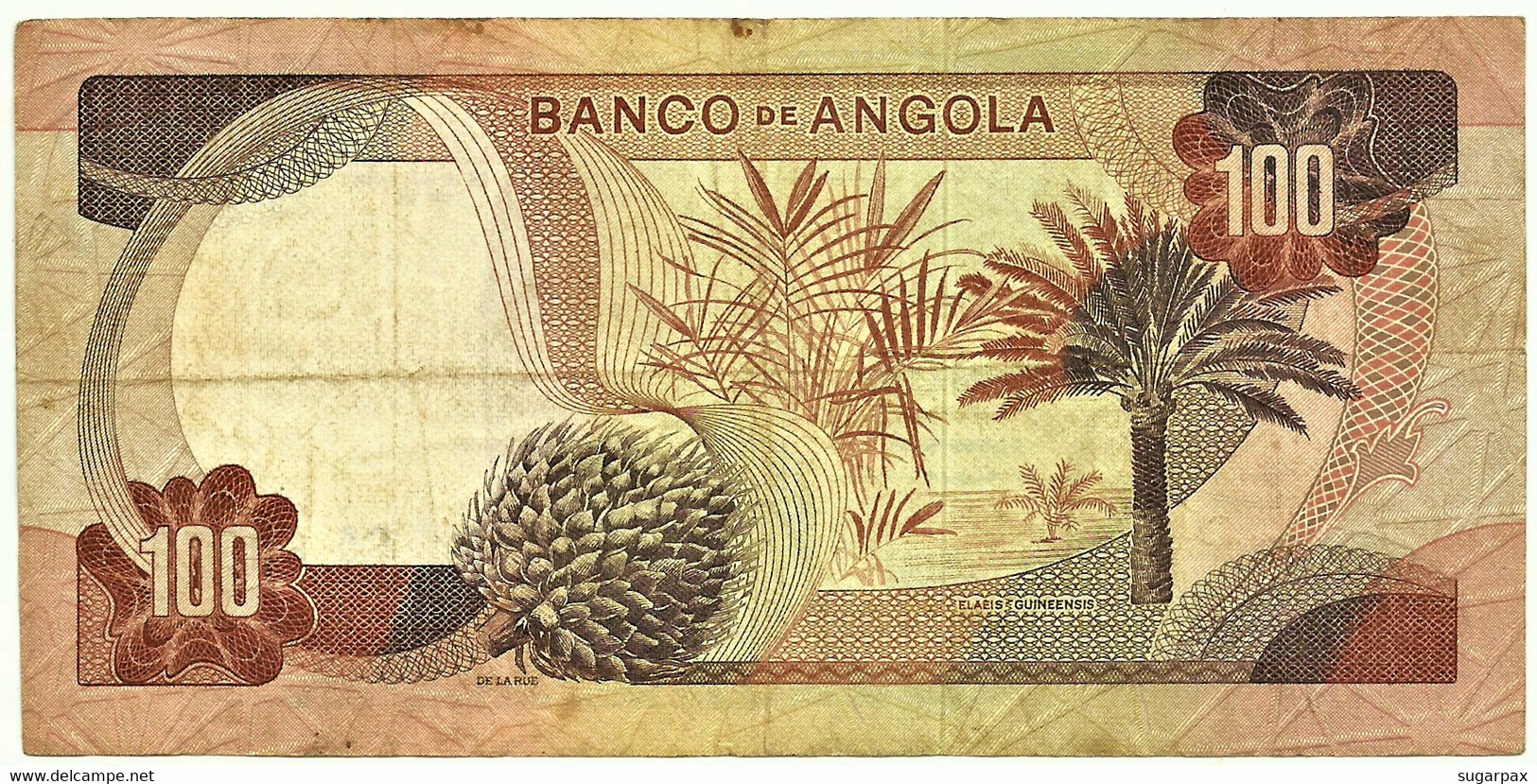 Angola - 100 Escudos - 24.11.1972 - Pick 101 - Série CA - Marechal Carmona - PORTUGAL - Angola