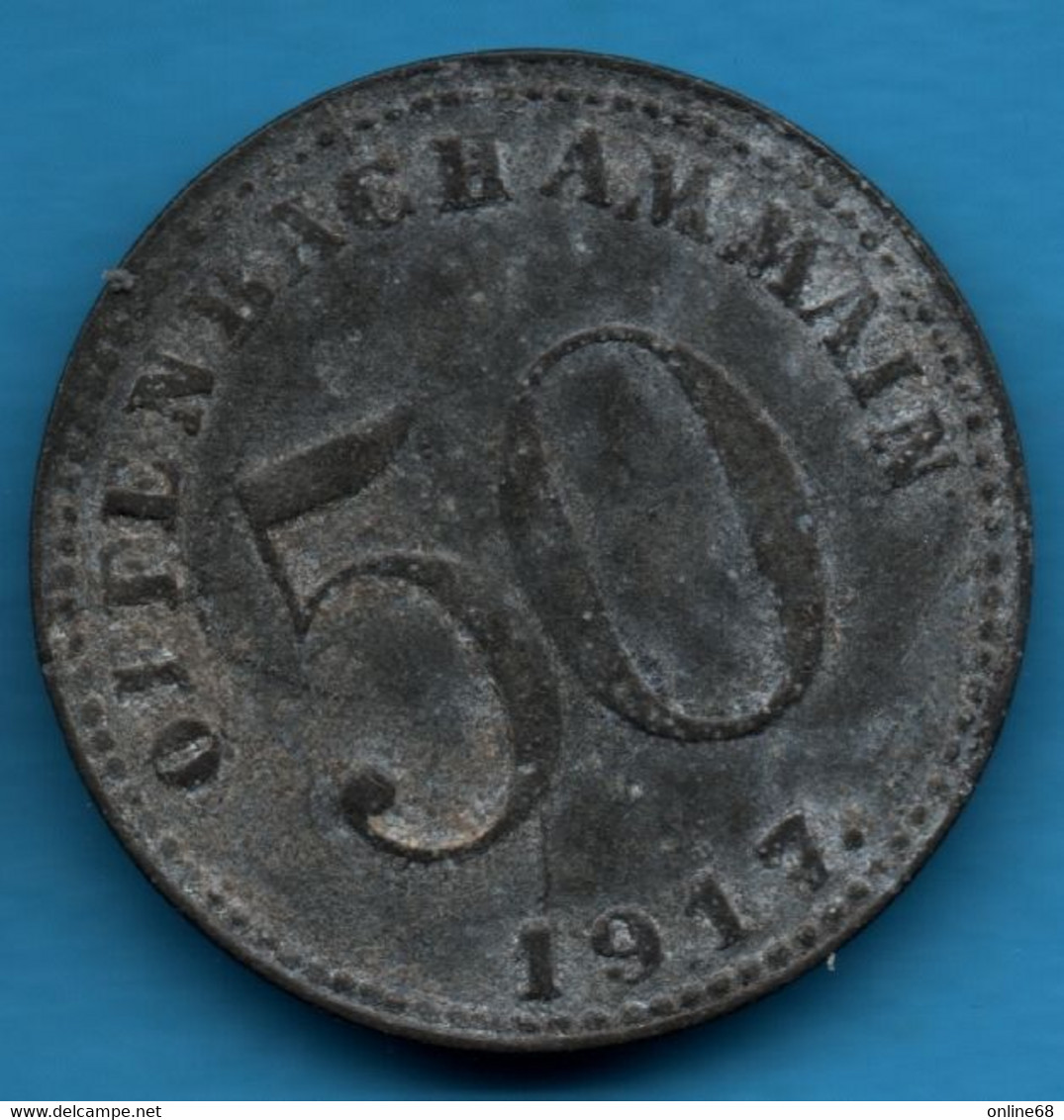 GERMANY OFFENBACH AM MAIN 50 PFENNIG 1917 Funck# 402.4 NOTGELD - 50 Pfennig