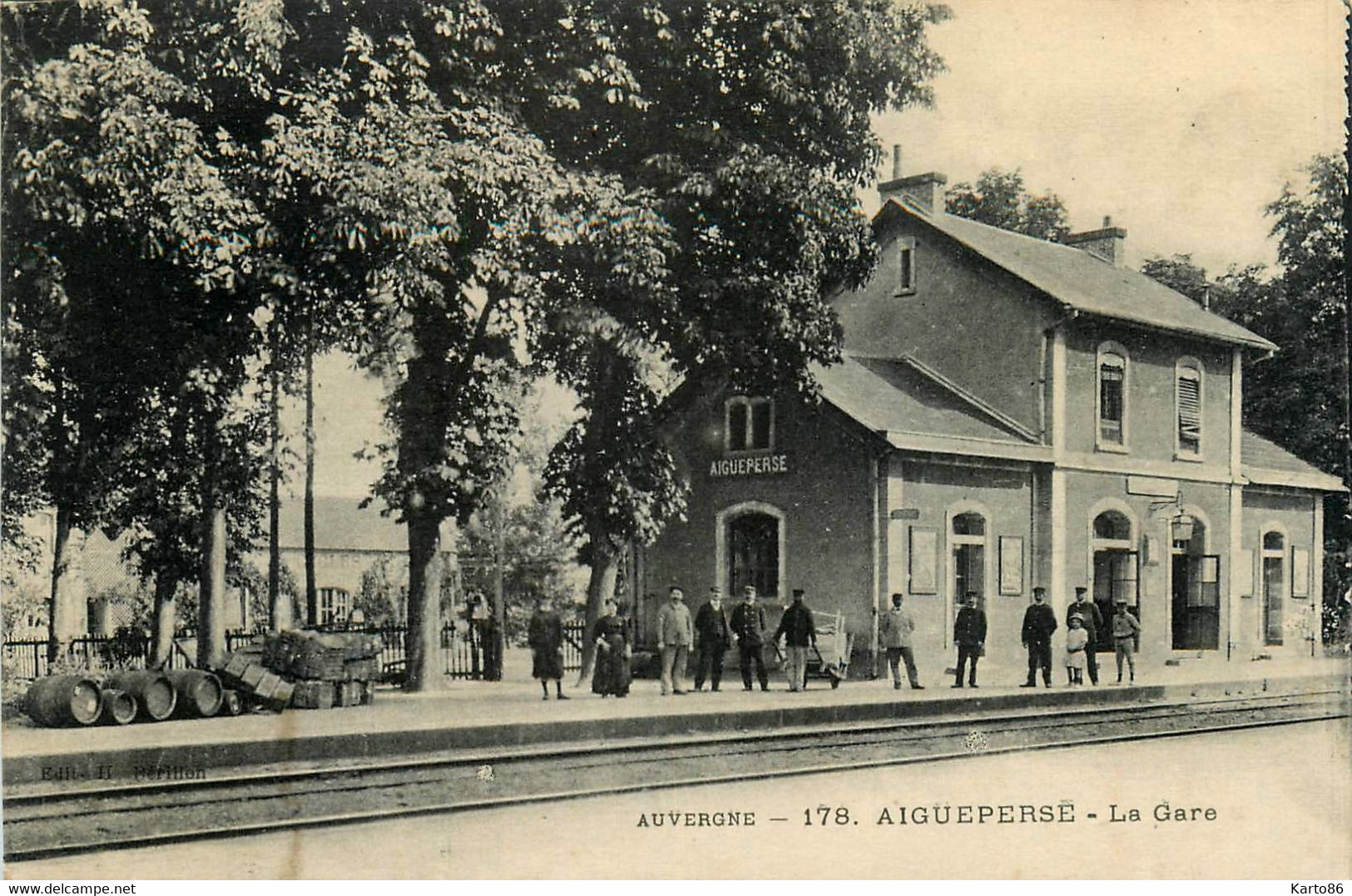 Aigueperse * La Gare Du Village * Ligne Chemin De Fer Puy De Dôme - Aigueperse