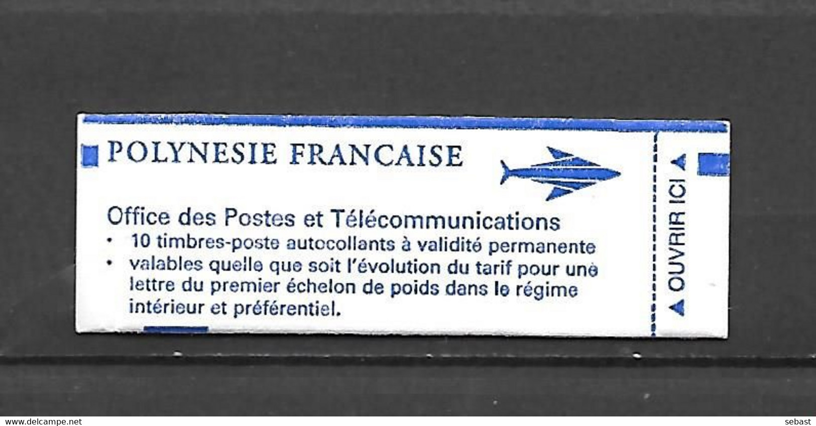 CARNET NEUF DE POLYNESIE DE 1996 N° YVERT 507 - Usati