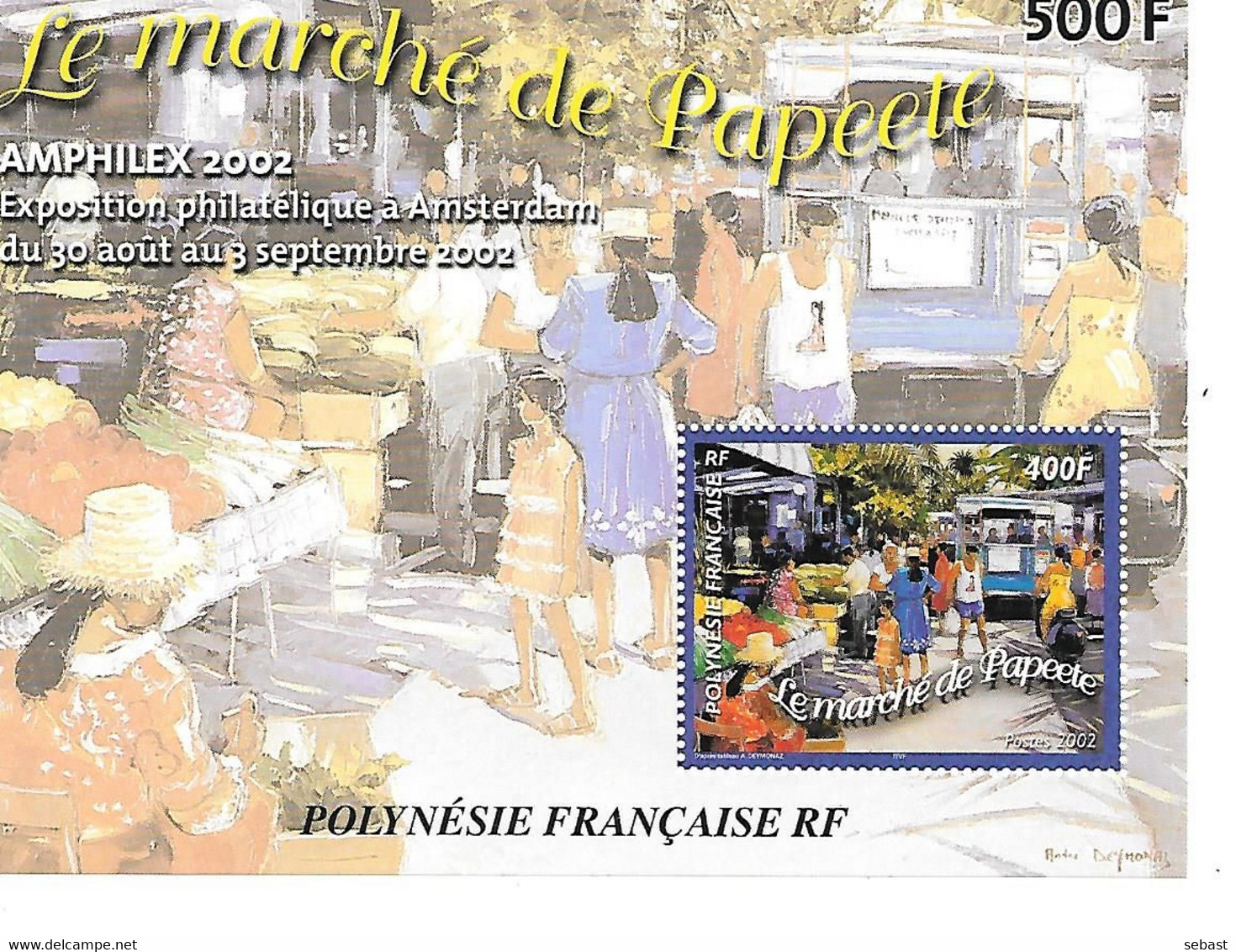 BLOC NEUF DE POLYNESIE DE 2002 N° YVERT 28 - Used Stamps