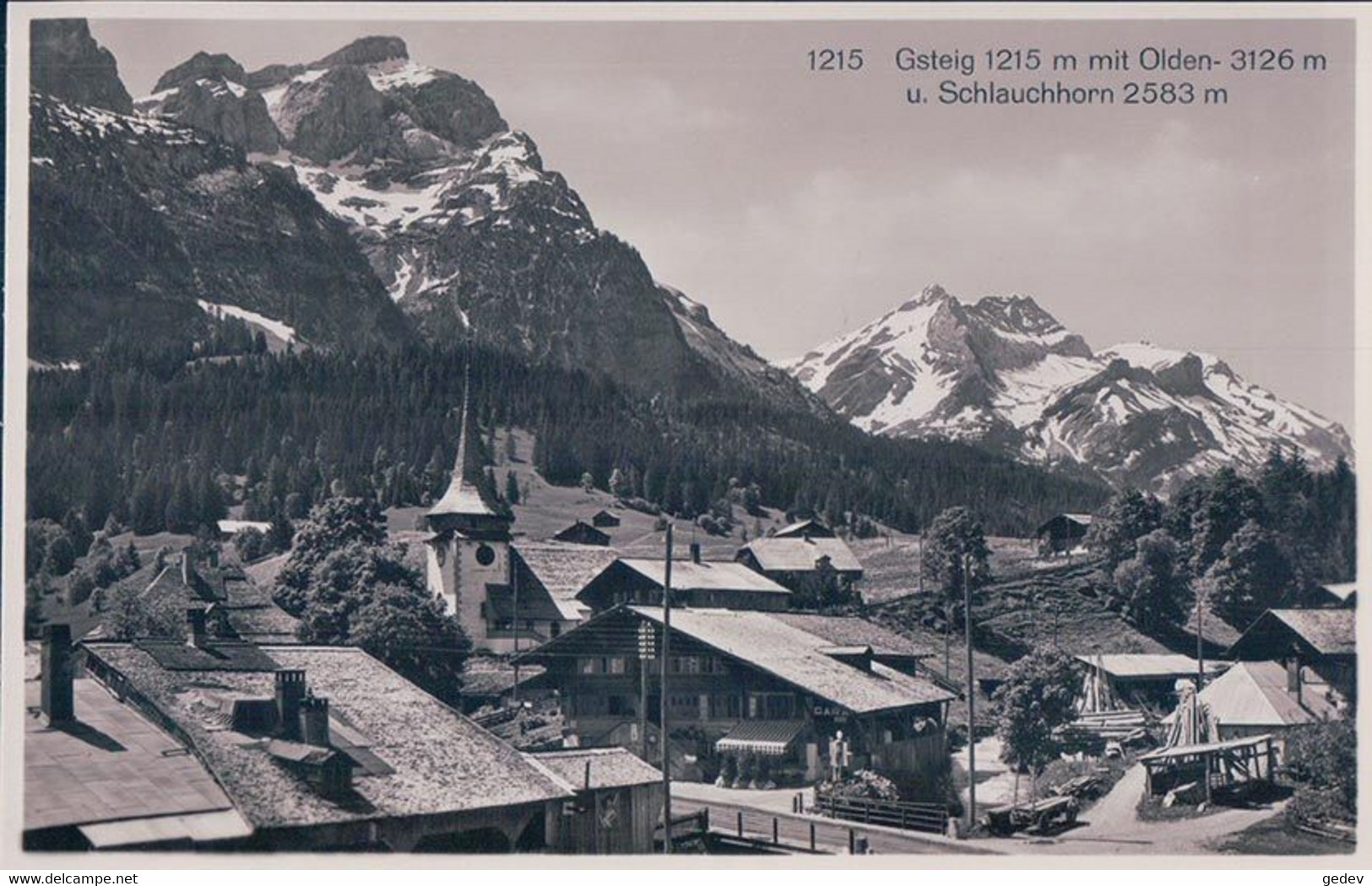 Gsteig BE (1215) - Gsteig Bei Gstaad