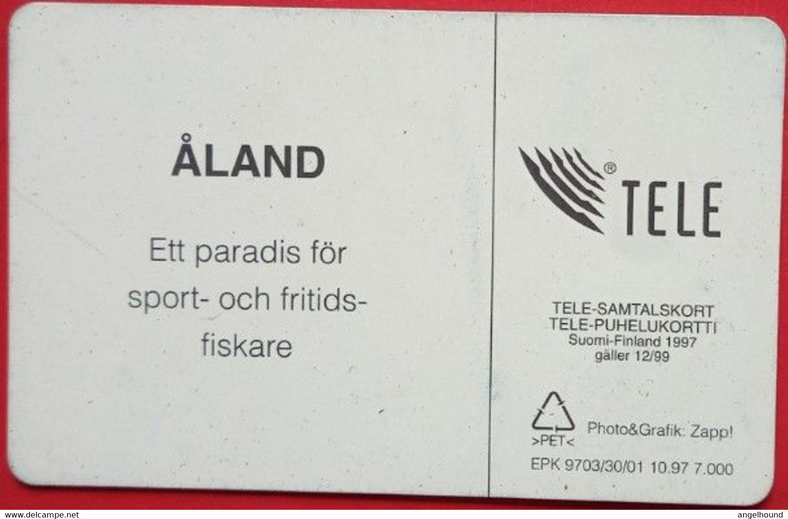 Aland Chip Card 30 Fishing ( Without C/N ) - Aland