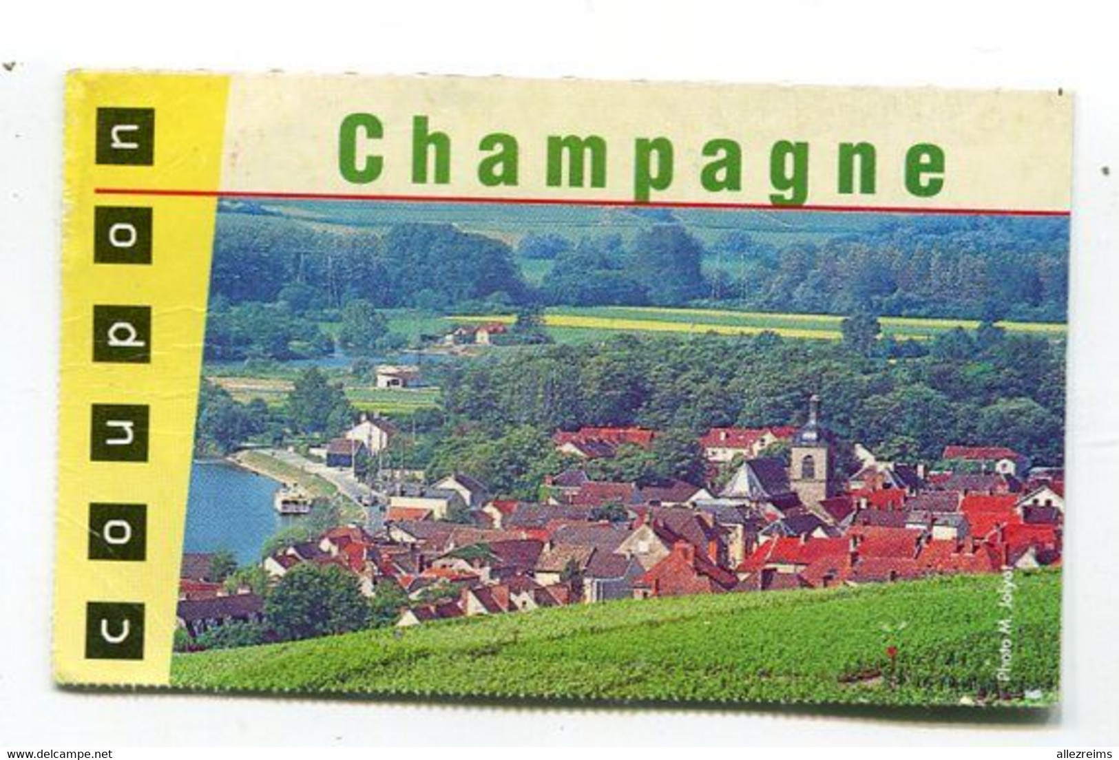 Ticket TUR Thème CHAMPAGNE     CUMIERES     A VOIR  !!! - Europe