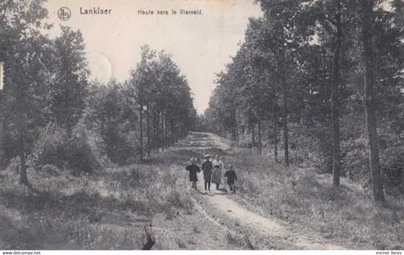Lanklaar - Lanklaer - Dilsen-Stokkem - Route Vers Le Vierveld - Circulé En 1912 - Belle Animation - TBE - Dilsen-Stokkem