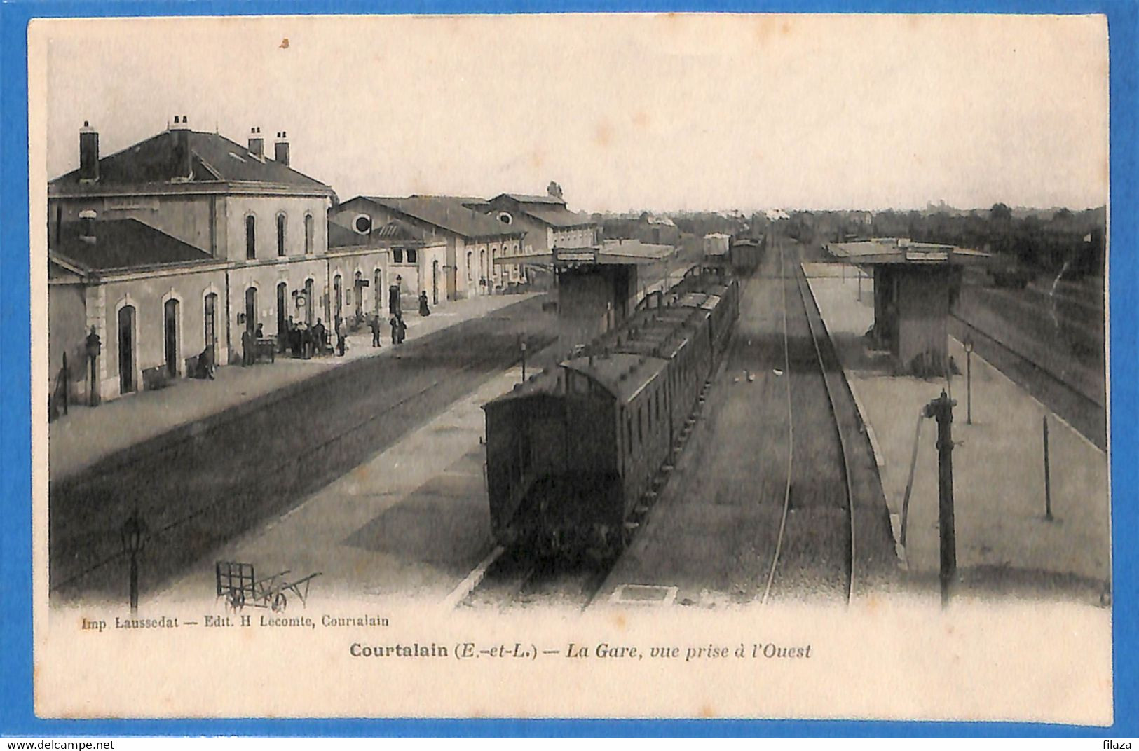 28 - Eure Et Loir    -   Courtalain - La Gare - Vue Prise A L'Ouest  (N7232) - Courtalain