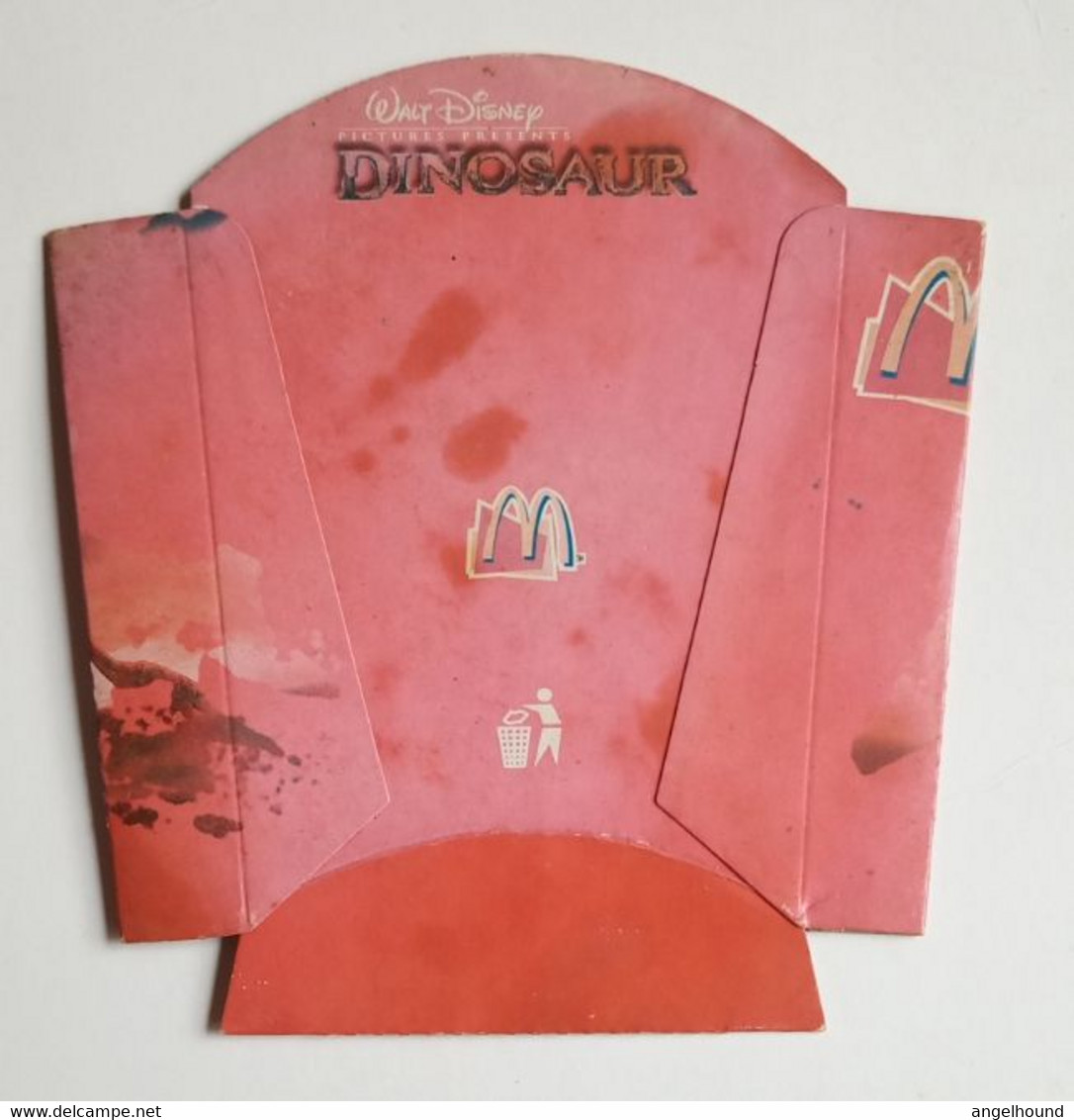 McDonalds Philippines Promo Of Walt Disney's Dinosaur Movie Year 2000 ( French Fries Container) - McDonald's
