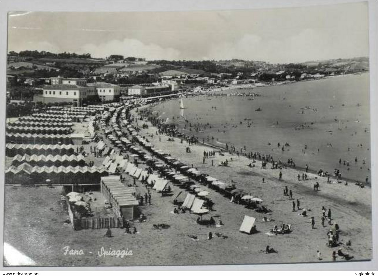 PESARO URBINO - Fano - Spiaggia - 1959 - Fano