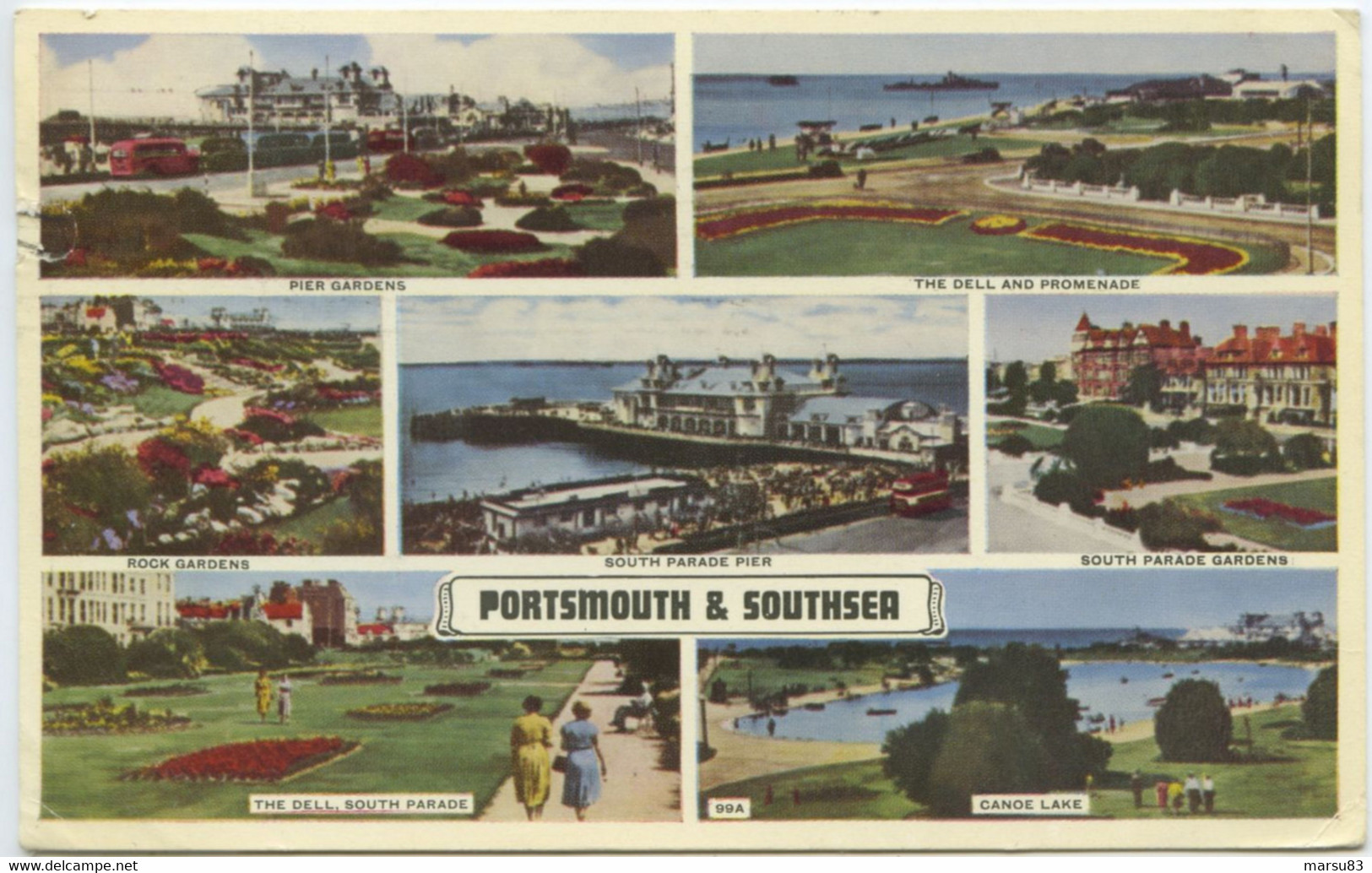 Portsmouth & Southsea- ** Belle Carte De 1957 - Format 9x14cm ** - Portsmouth