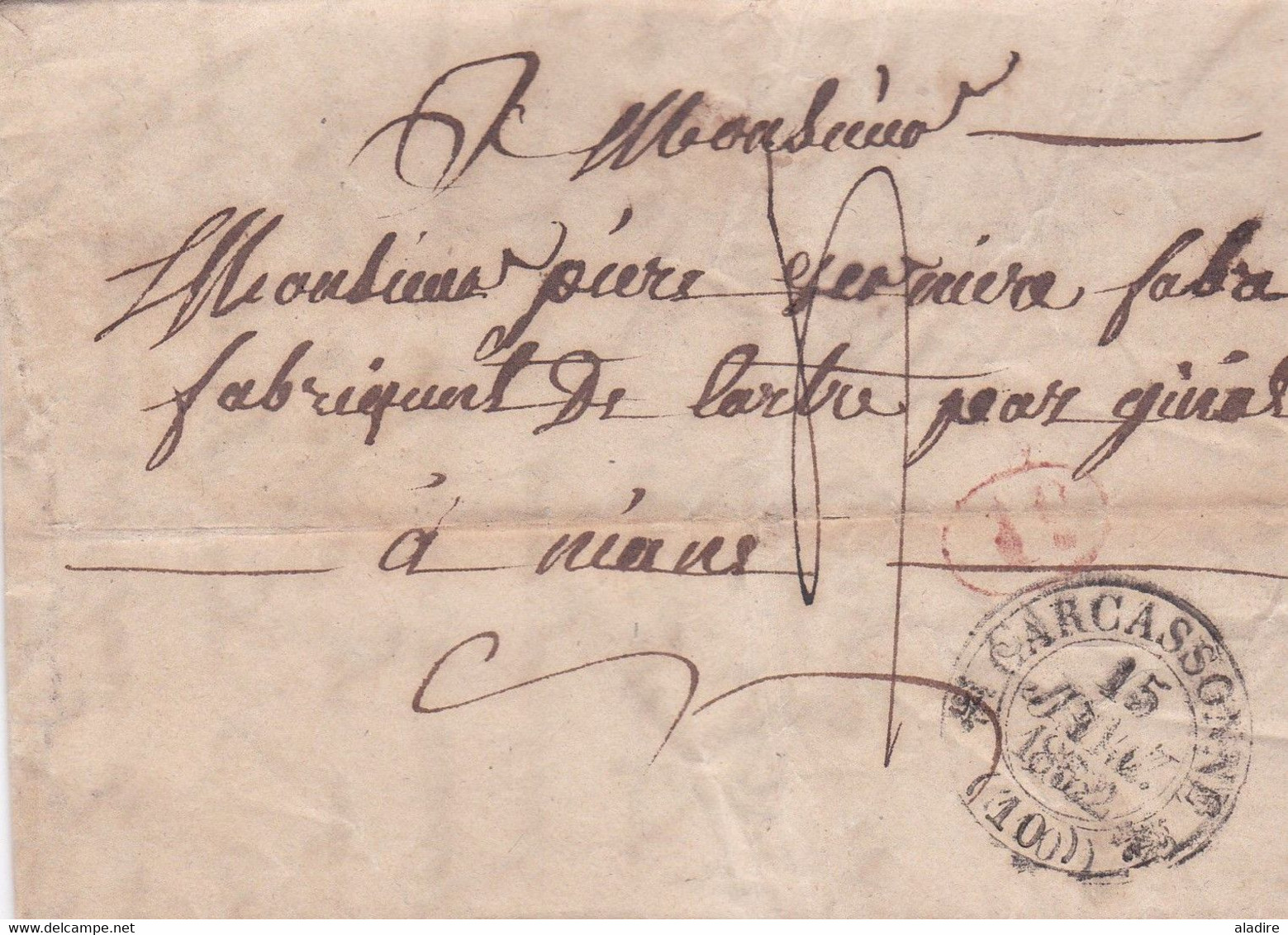 1830 / 1839 - Collection de 12 Lettres avec DECIME RURAL, Cursives, Fleurons - Marcophilie - Départ € 19.00 - 24 Scans
