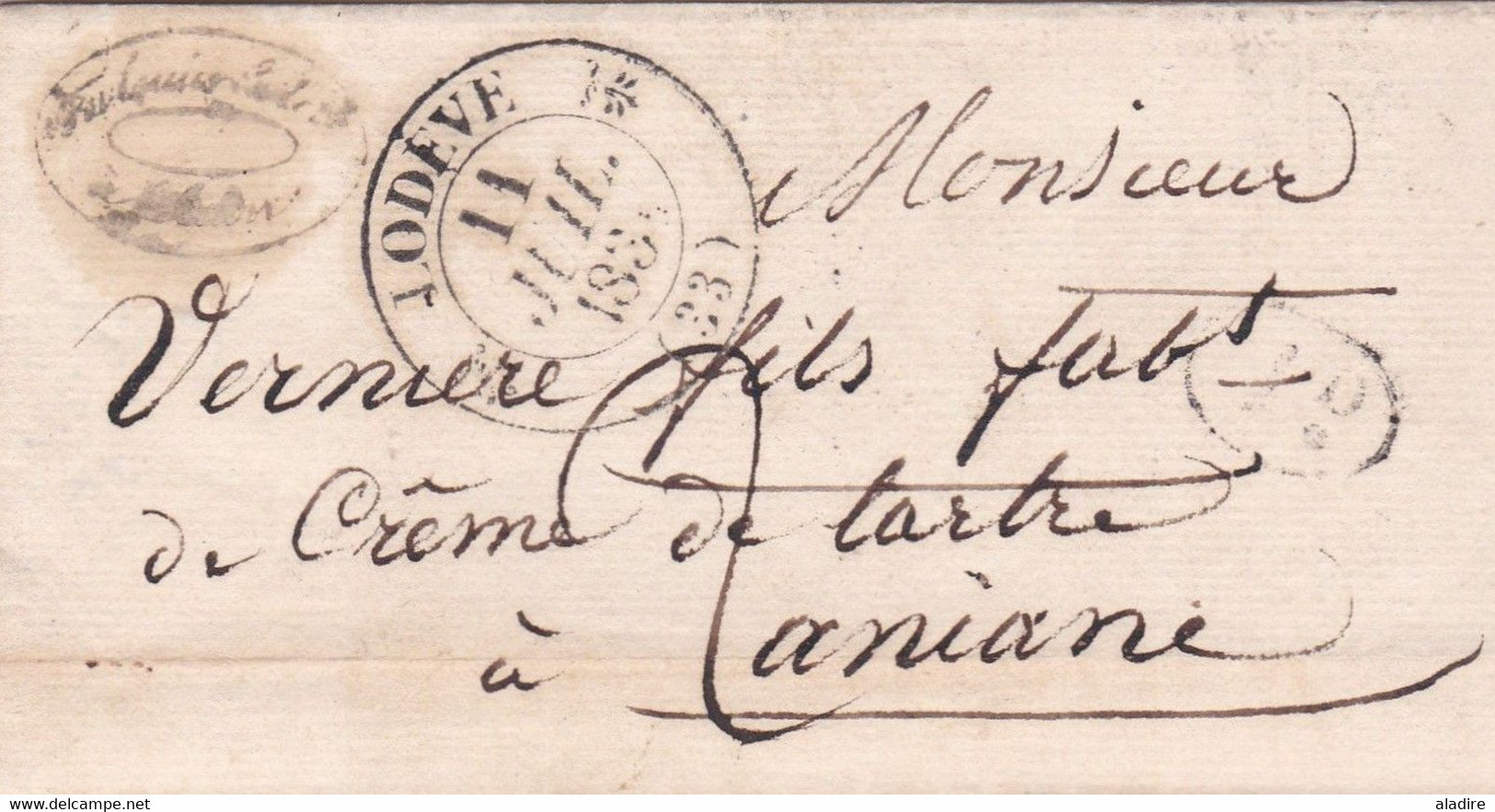 1830 / 1839 - Collection de 12 Lettres avec DECIME RURAL, Cursives, Fleurons - Marcophilie - Départ € 19.00 - 24 Scans
