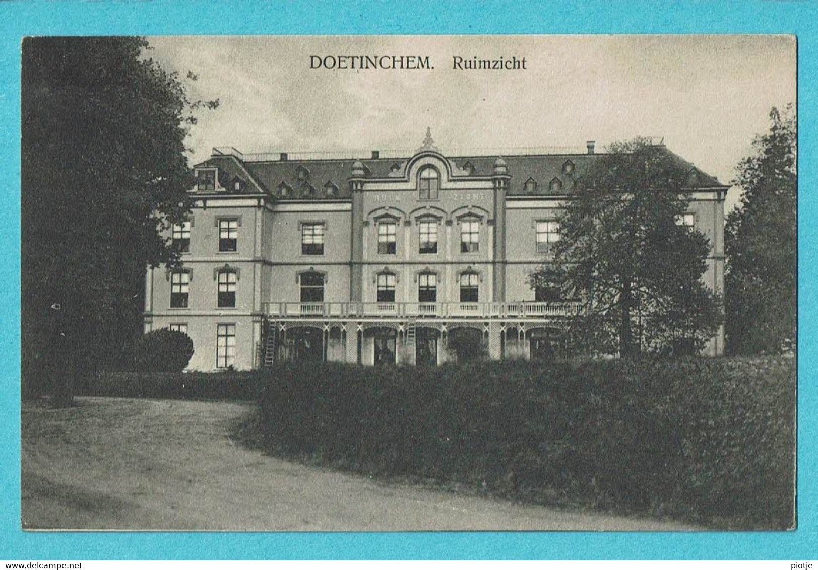 * Doetinchem (Gelderland - Nederland) * Ruimzicht, Chateau, Kasteel, Castle, Schloss, Old, Rare, Unique - Doetinchem