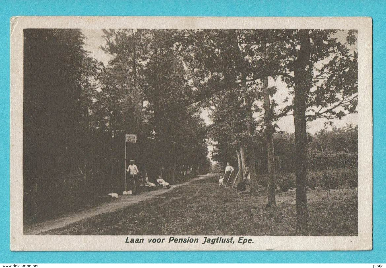 * Epe (Gelderland - Nederland) * (Uitg Scholtens) Laan Voor Pension Jagtlust, Animée, Old, Rare - Epe