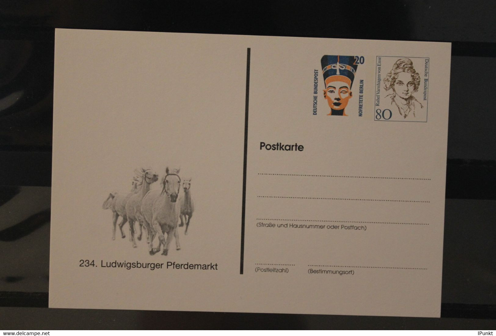Deutschland 2002;  234. Ludwigsburger Pferdemarkt, Wertstempel, Frauen, Sehenswürdigkeiten - Privé Postkaarten - Ongebruikt