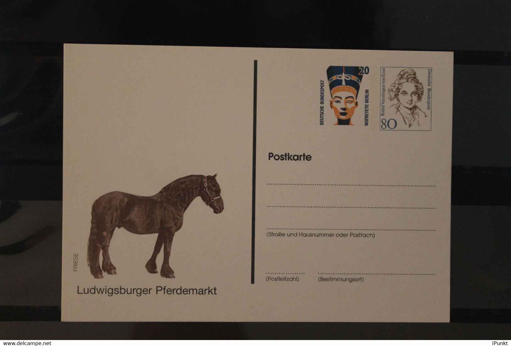 Deutschland 1999;  231. Ludwigsburger Pferdemarkt, Wertstempel Sehenswürdigkeiten, Frauen - Cartes Postales Privées - Neuves
