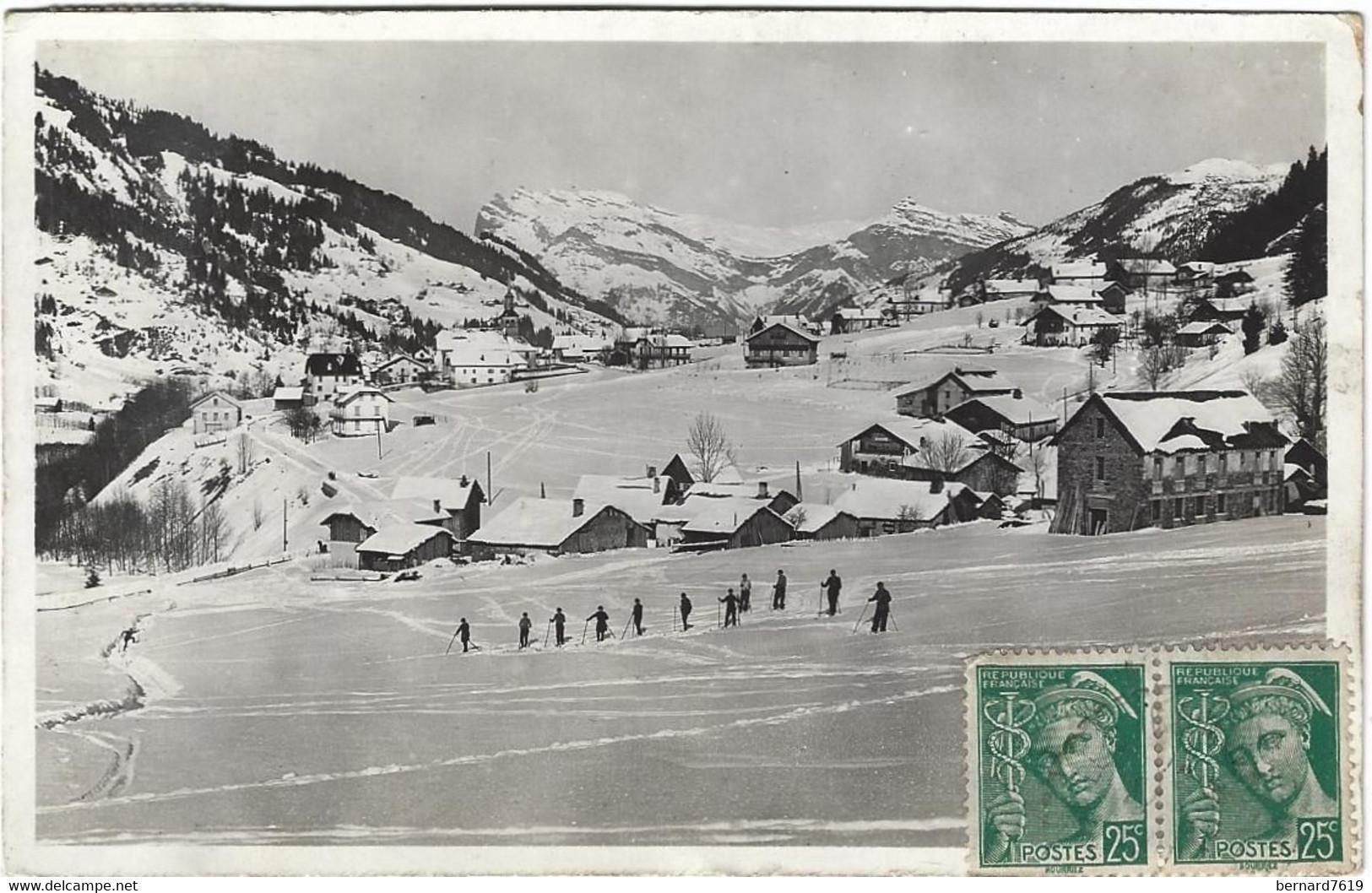 74   Les Contamines  -    Ses Champs De Ski  Et Les Aiguilles De Varens - Contamine-sur-Arve