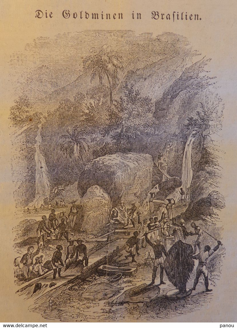 DAS PFENNIG MAGAZIN Nr 447. 23 October 1841. Toledo Spanien Espana. Goldminen In Brasilien Brazil Brasil - Sonstige & Ohne Zuordnung