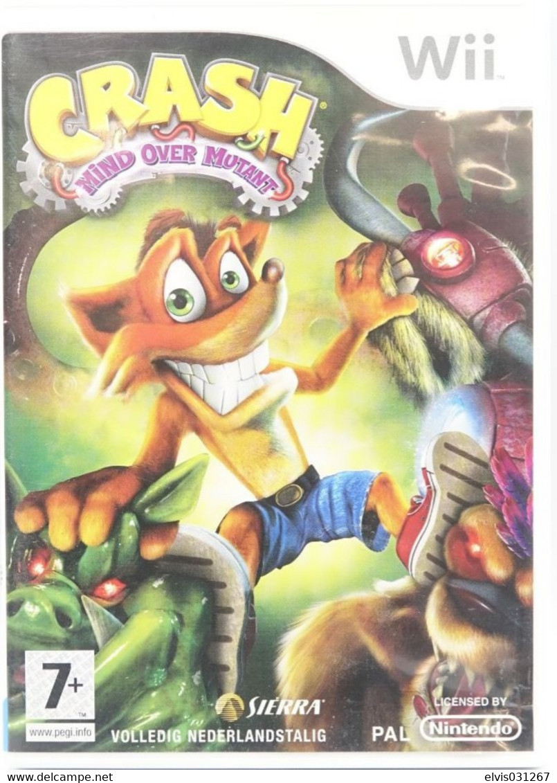 NINTENDO WII  : CRASH MIND OVER MUTANT Game - Wii