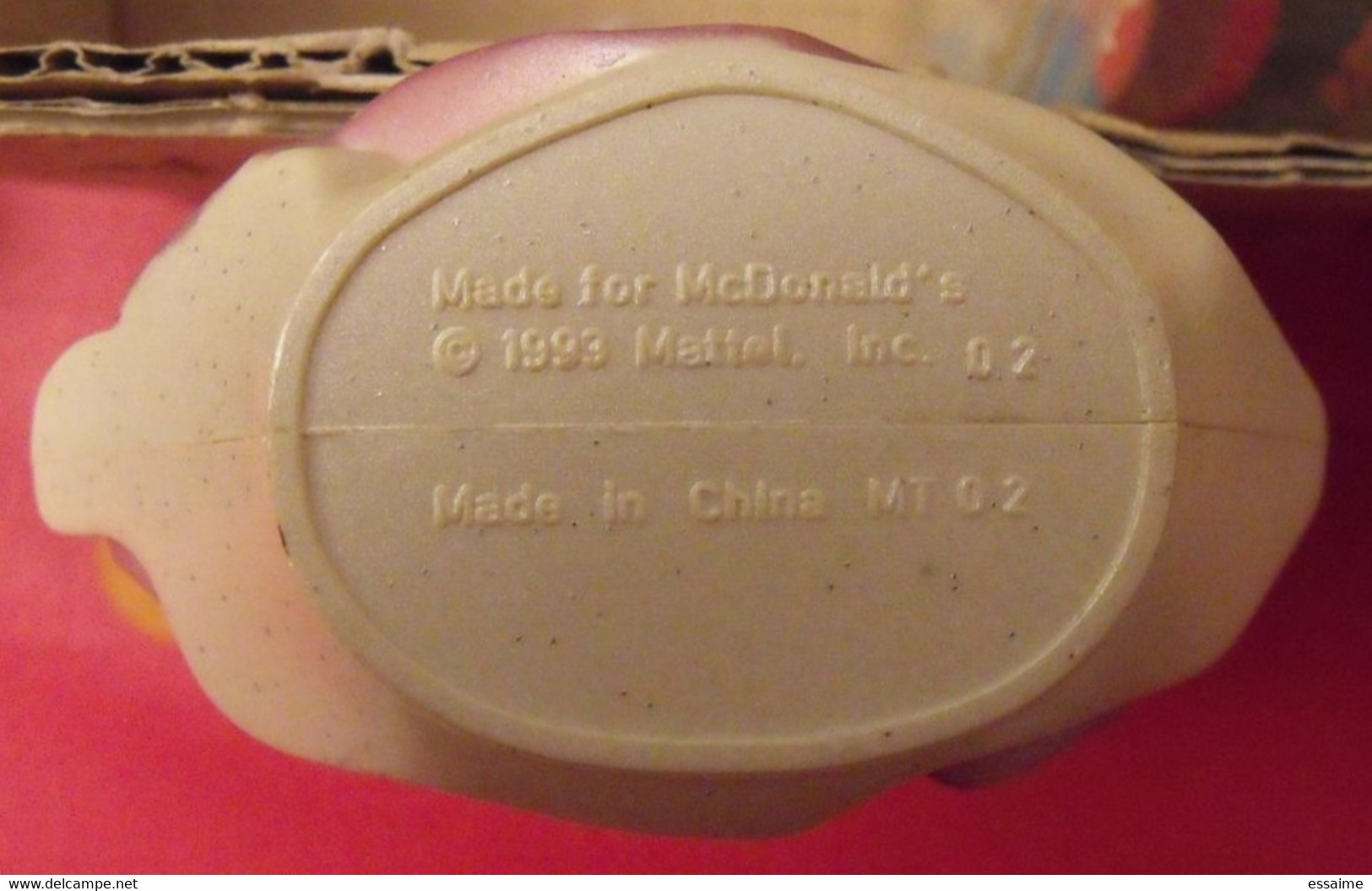 barbie McDonald's. lot de 4 de 1993. jouet Happy meal