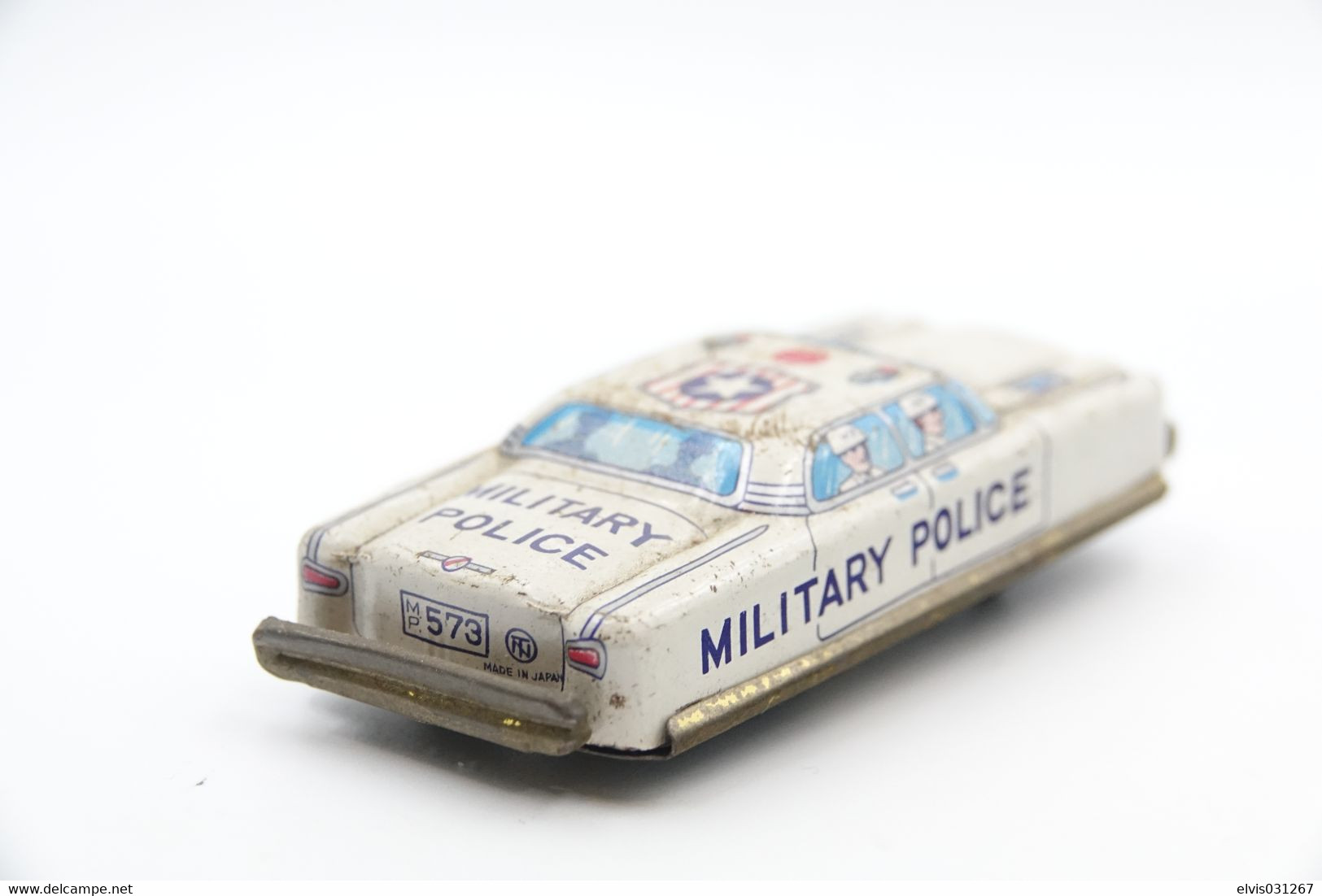 Vintage TIN TOY CAR : Maker NAKAMURA (TN) - Toy Military Police - 9cm - JAPAN - 1950's - - Collectors Et Insolites - Toutes Marques