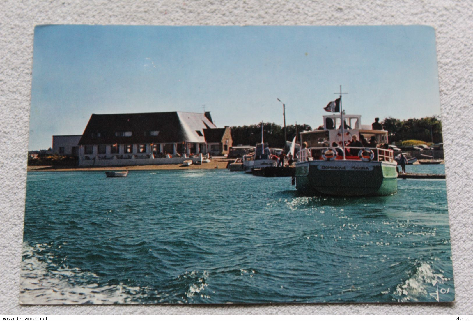 Cpm 1973, Ile D'Arz, L'arrivée Des Vedettes, Morbihan 56 - Ile D'Arz