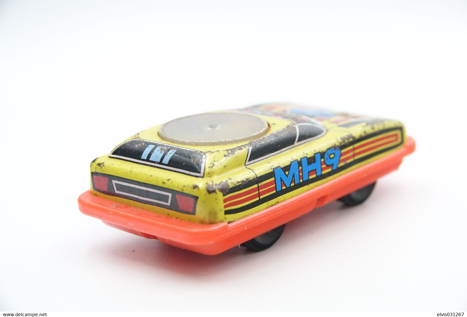 Vintage TIN TOY CAR : Maker JIMMY TOYS - MH9 Spinner Mouse - 9cm - JAPAN - 1970's - - Collectors Et Insolites - Toutes Marques