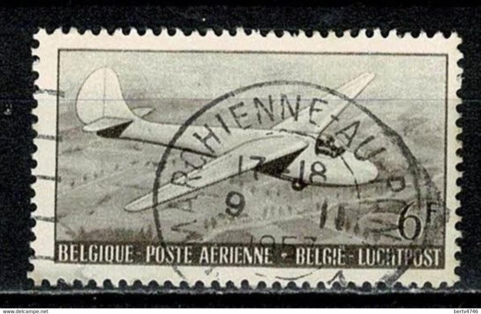 Belg. 1951 OBP/COB PA 28  Gest./obl. Marchienne Au Pont - Gebraucht